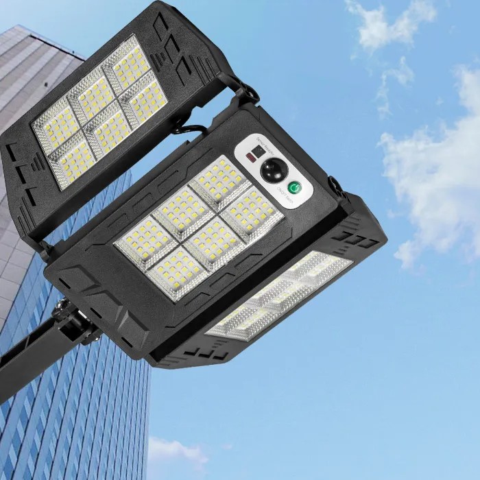 Lampa solara tripla 30 W, 264 LED SMD