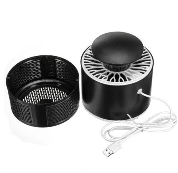 Set 3 x Lampa antiinsecte UV LED 360, USB, Negru