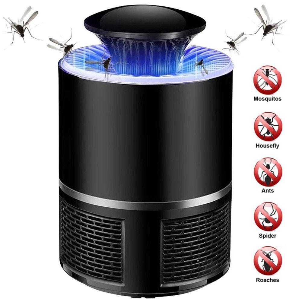 Set 3 x Lampa antiinsecte UV LED 360, USB, Negru