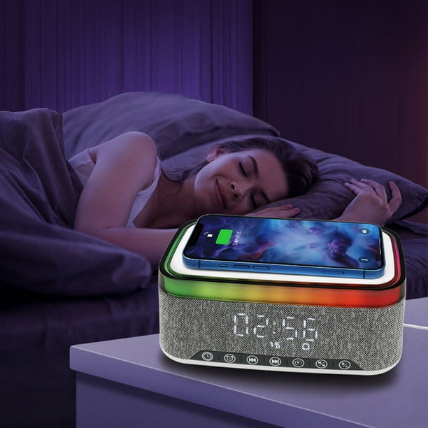Ceas LED Wireless Charger, Radio Bluetooth, MD-S300