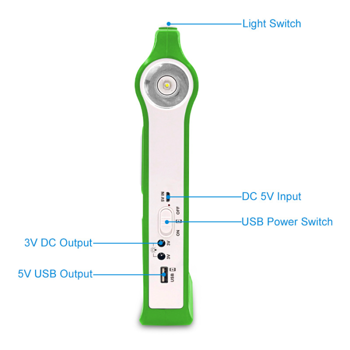 Lampa cu panou solar, EP-038A