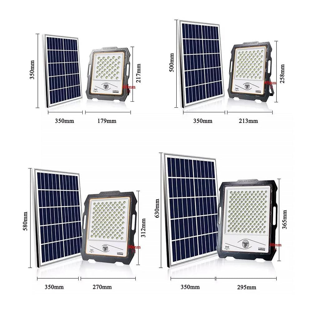 Proiector cu panou solar si senzor de miscare