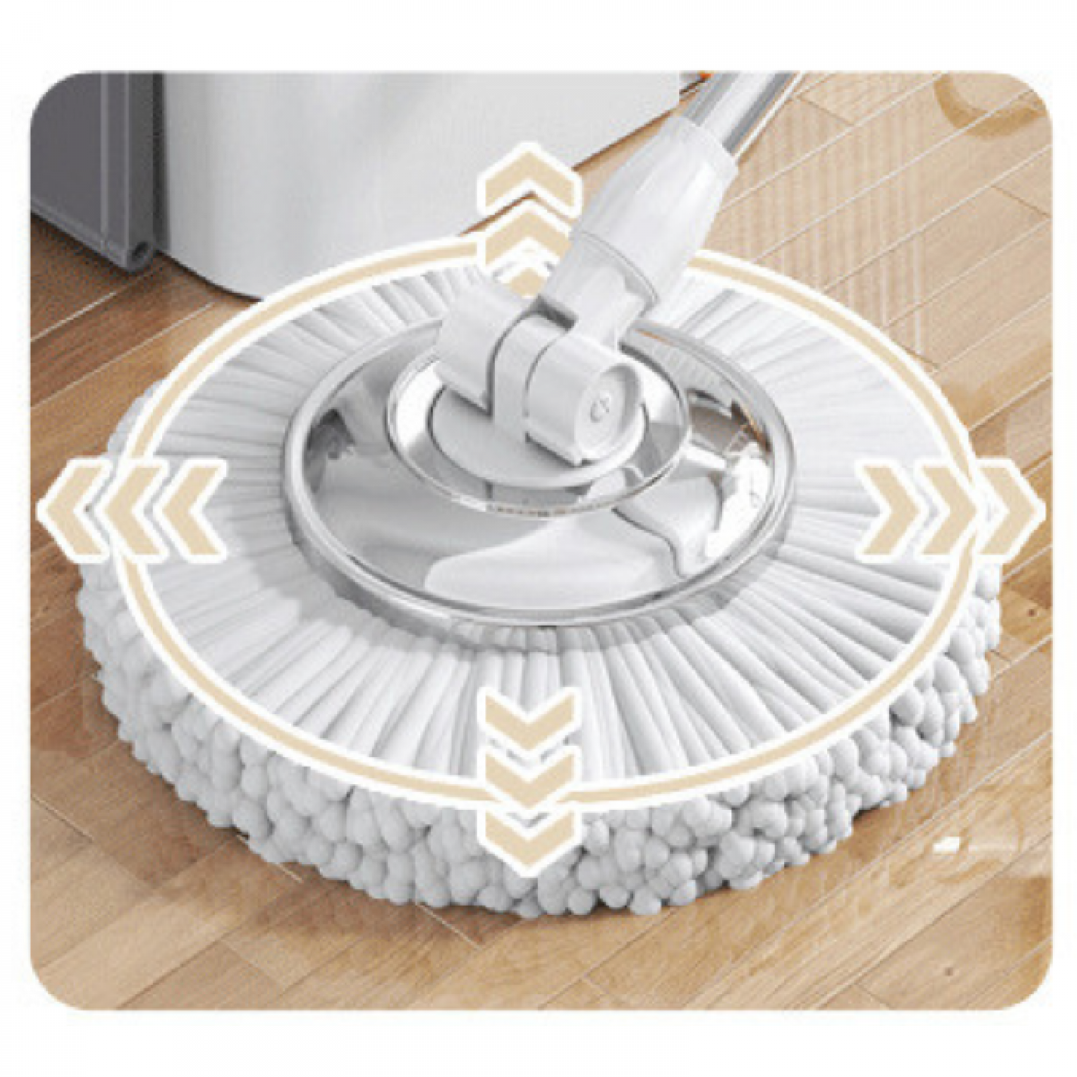 Set mop rotativ cu galeata, 4 rezerve