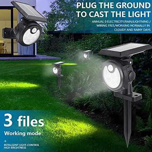 Set 2 x Lampa solara 48 LED COB cu senzor de miscare si lumina