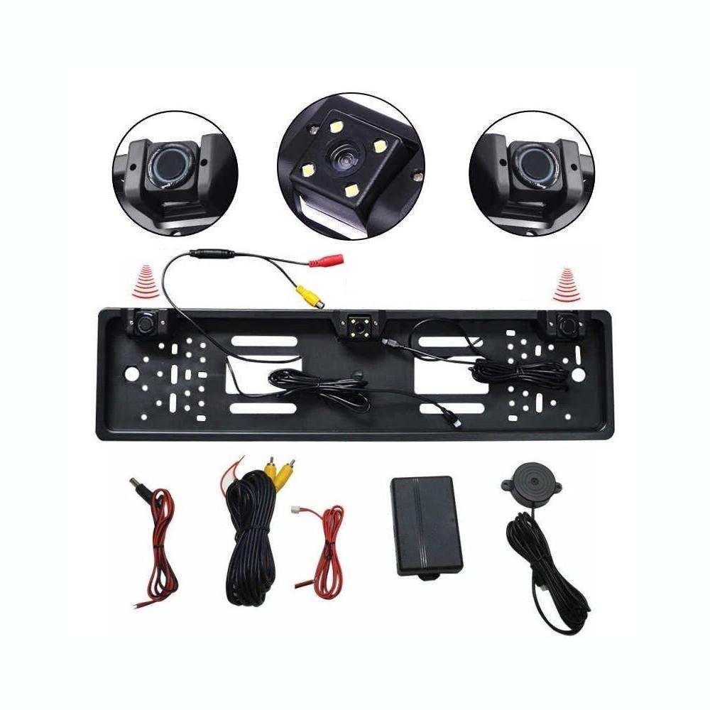 Set suport numar auto cu camera video marsarier