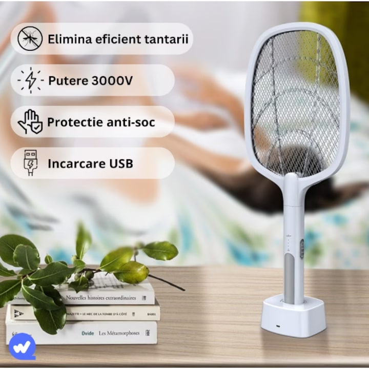 Paleta electrica pentru tantari, muste sau insecte