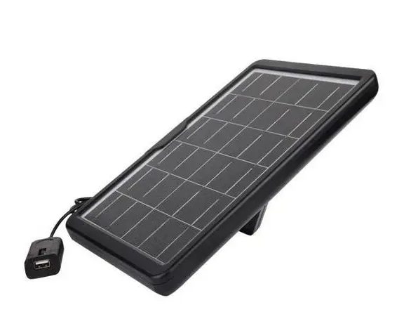 Ventilator Solar Portabil 6 inch cu lumina LED
