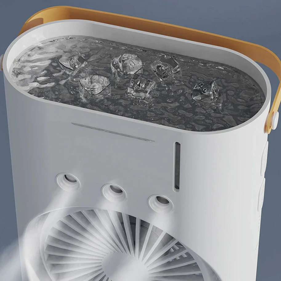 Ventilator Portabil Dublu Cu Umidificare Prin Pulverizare