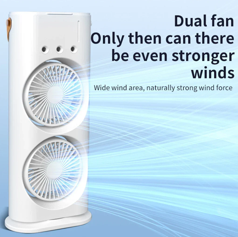 Ventilator Portabil Dublu Cu Umidificare Prin Pulverizare