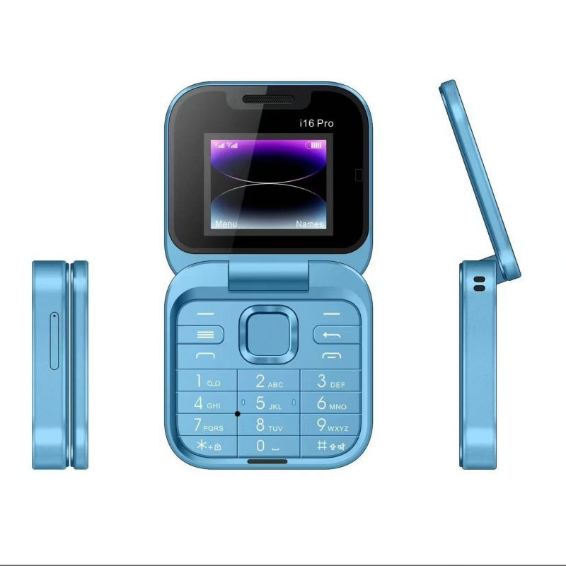 Telefon pliabil i16 Pro, Dual SIM, Camera, Bluetooth