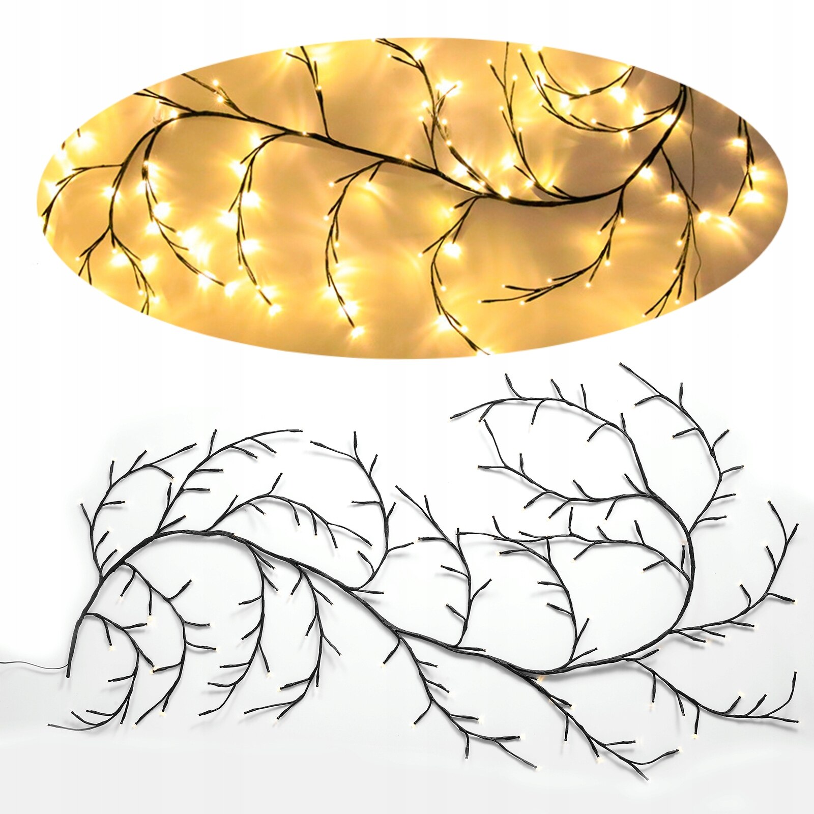 Instalatie decorativa 72 LED, 1.6 Metri, Model 2