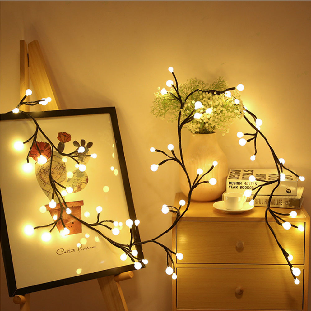 Instalatie decorativa 72 LED, 1.6 Metri, Model 4