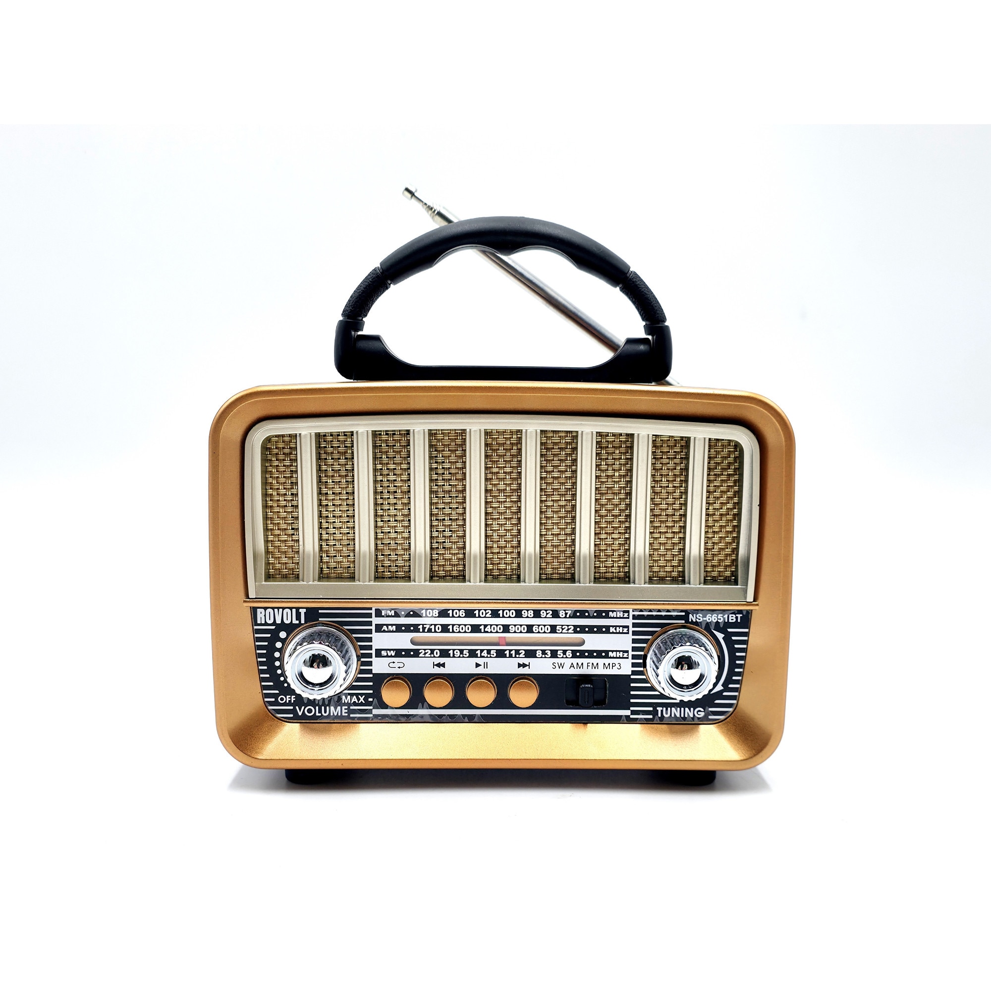 Radio Retro, Bluetooth, USB, SD Card, FM/AM/SW