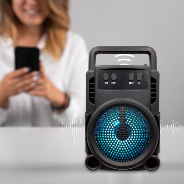 Boxa Bluetooth TF/USB format mp3, Radio FM