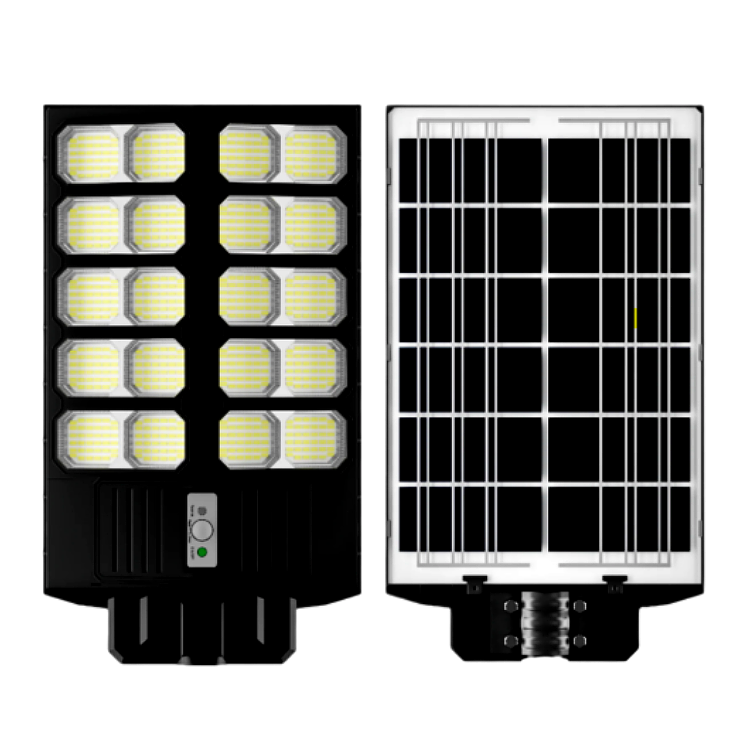 Lampa Solara Dubla Jortan, 2000 W, Alb Rece, Telecomanda