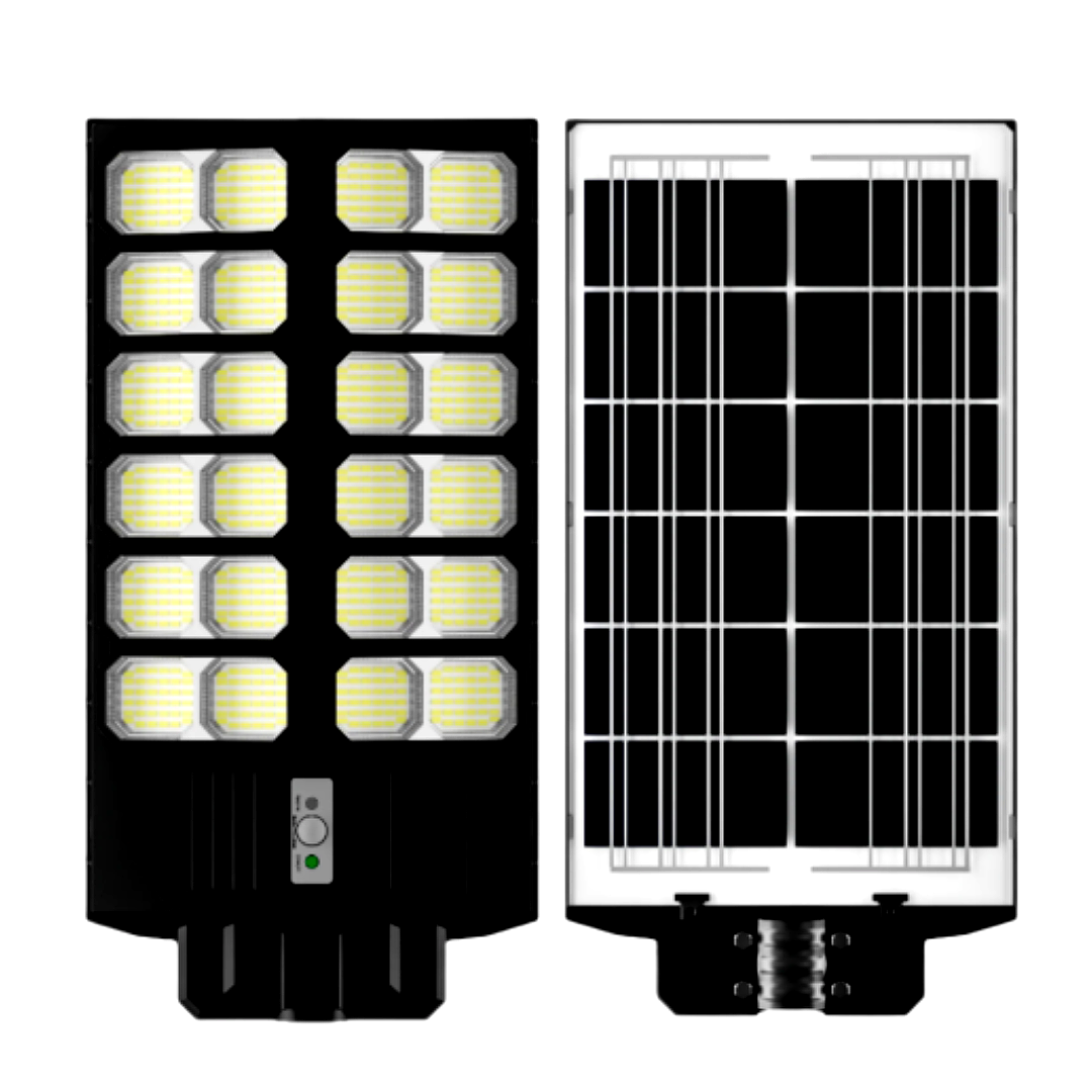 Lampa Solara Dubla Jortan, 2000 W, Alb Rece, Telecomanda