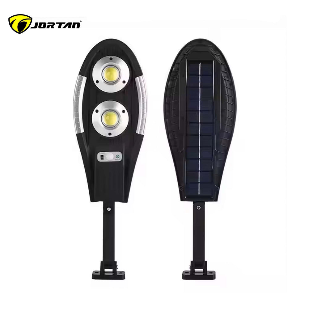 Set 3 x Lampa Solara Jortan 60 LED COB, 2 Celule, 120W, Senzor de Miscare
