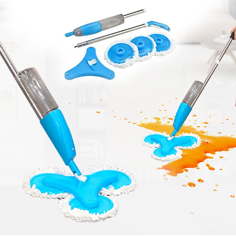 Mop triplu cu pulverizator, Spray Mop 600 ml