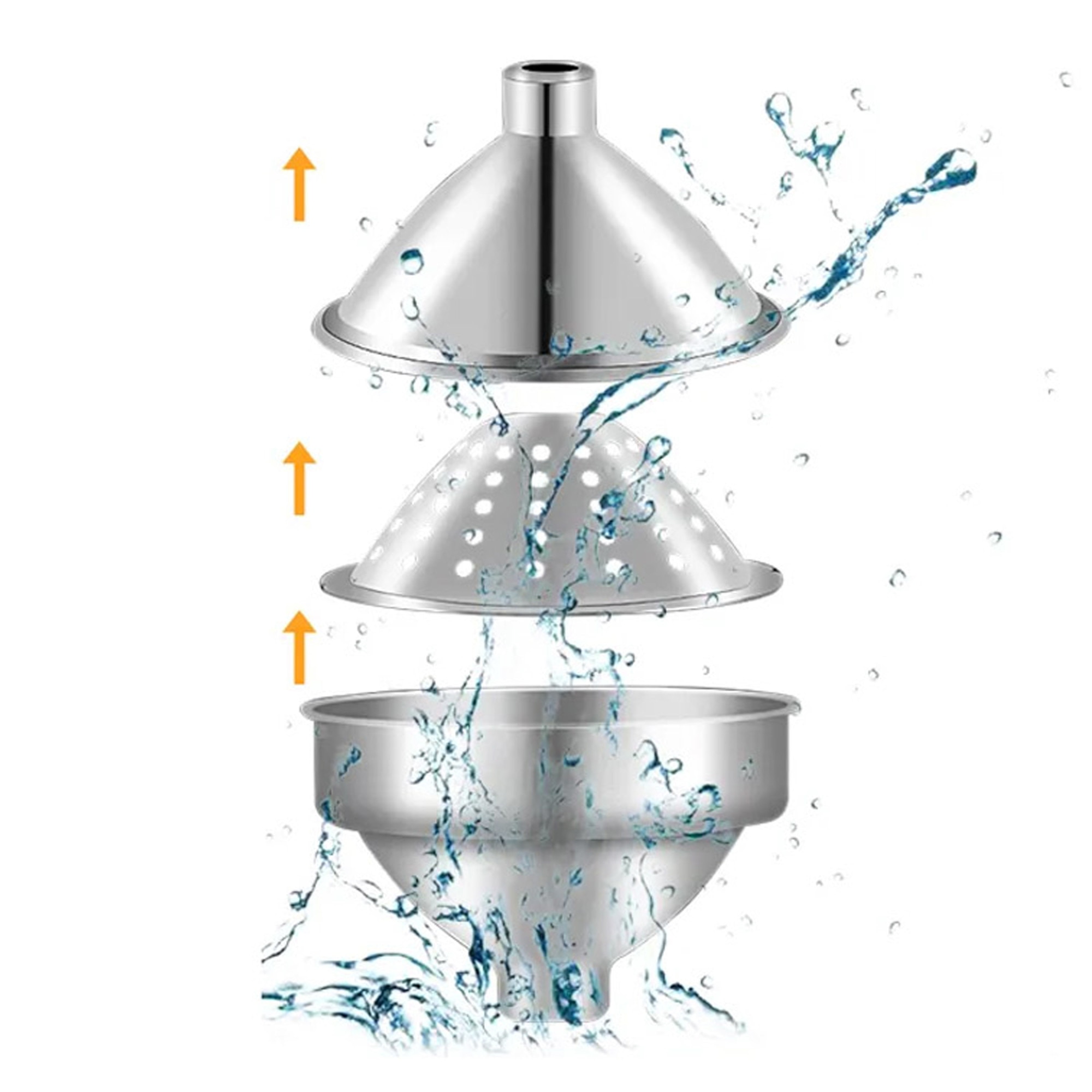 Storcator Manual de Citrice, Otel Inoxidabil si Zinc, Argintiu