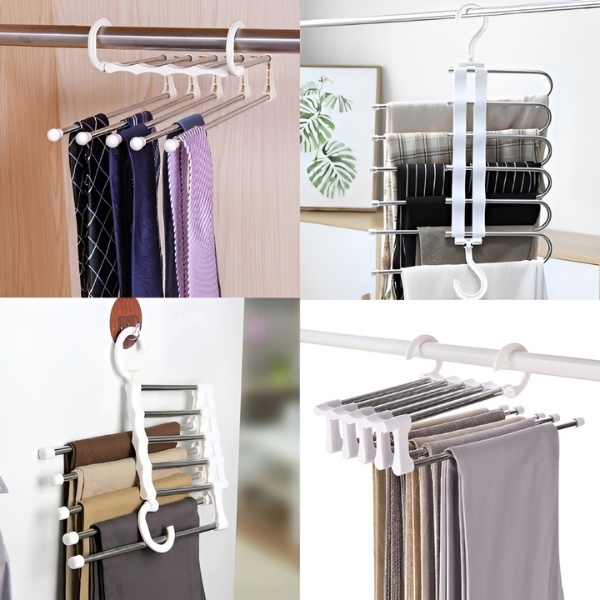 Set 5 x umeras organizator pantaloni, in cascada