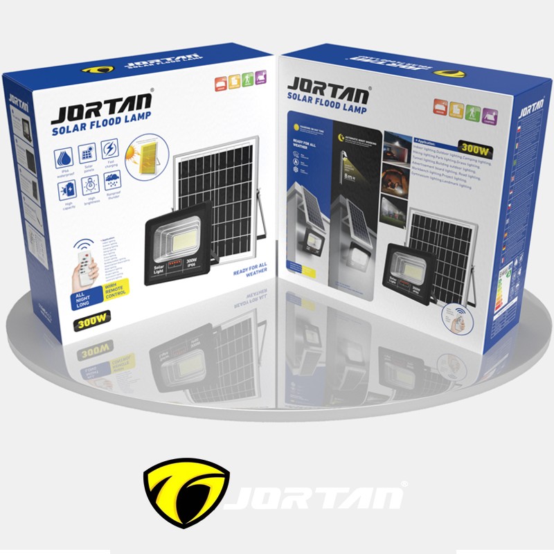 Proiector solar cu indicator pentru baterie, Jortan