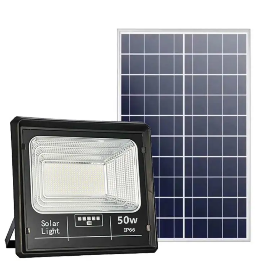 Proiector solar cu indicator pentru baterie, Jortan