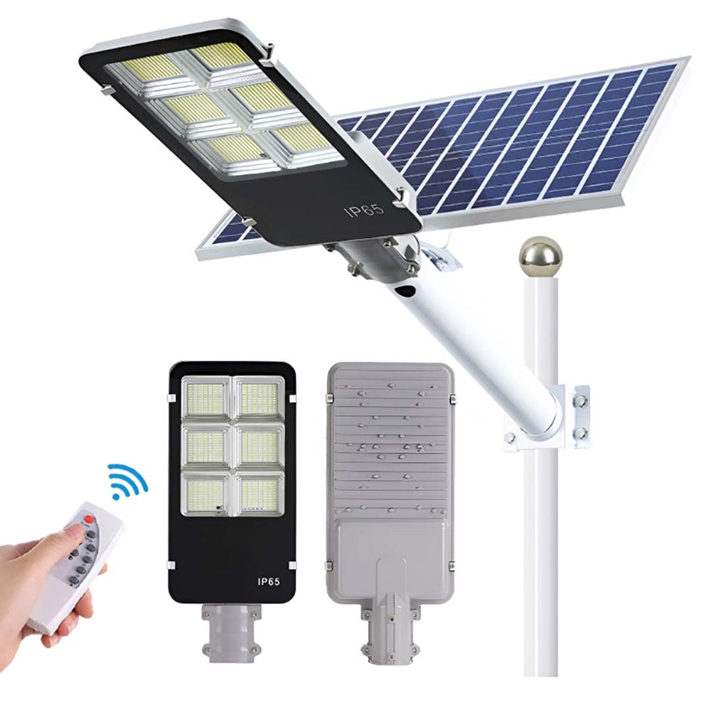 Lampa cu panou solar si brat de sustinere, 300W / 400W