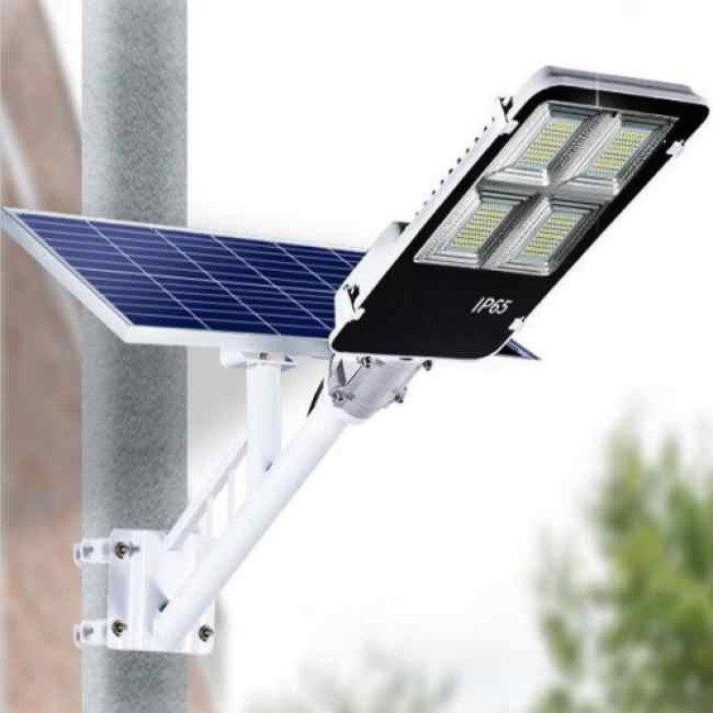 Lampa cu panou solar si brat de sustinere, 300W / 400W
