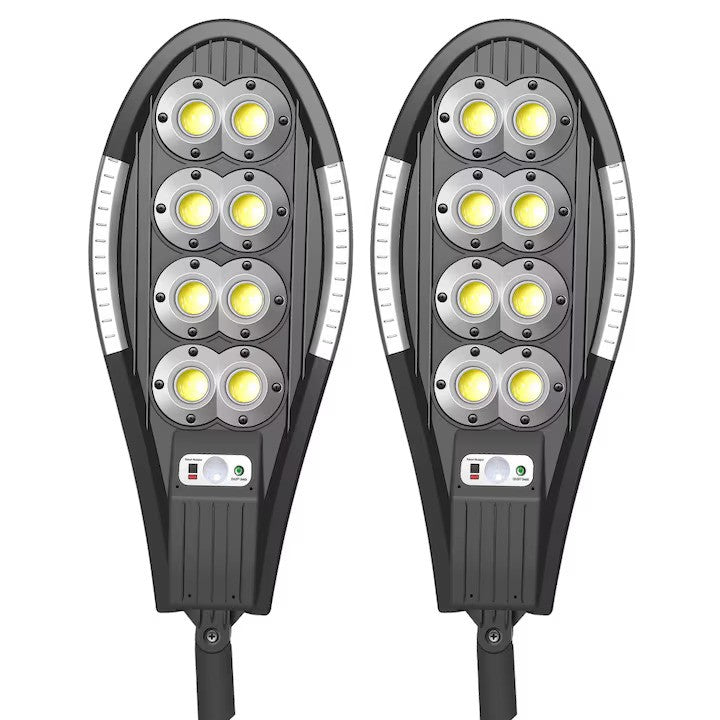 Set 2 x Lampa Solara Jortan 8 Celule 200 LED COB, Senzor de Miscare