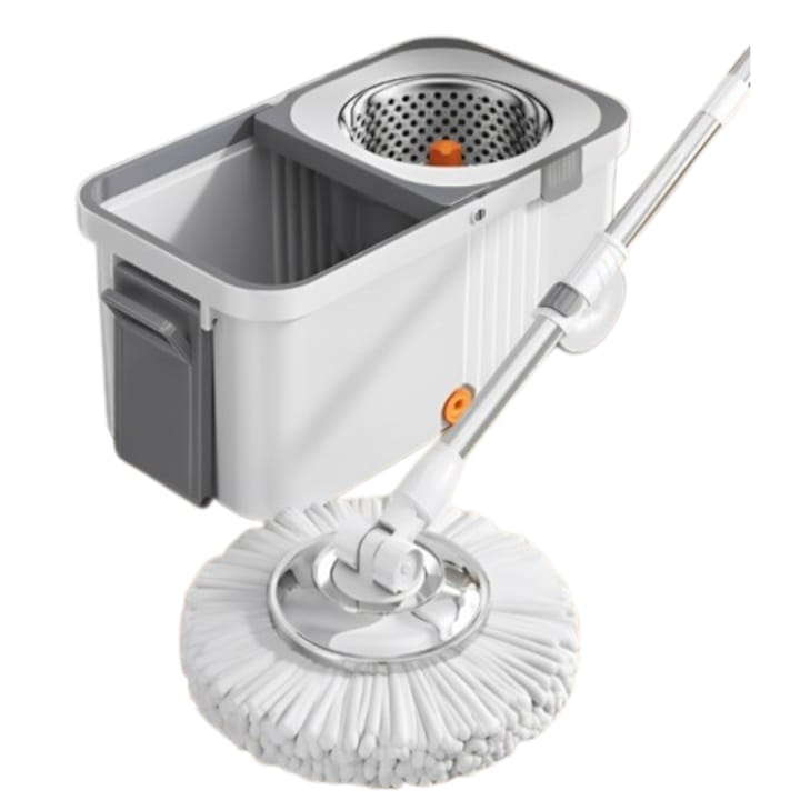 Set mop rotativ cu galeata, 4 rezerve