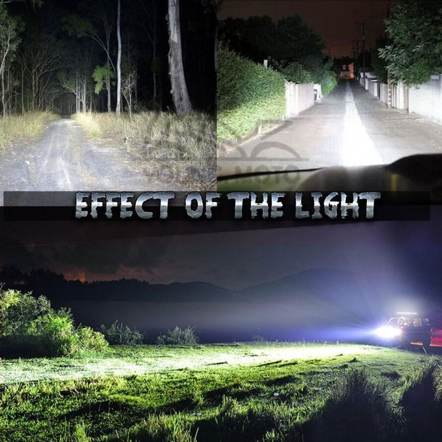 Set 2 proiectoare LED auto offroad 36W, 16 LED, 12V-24V