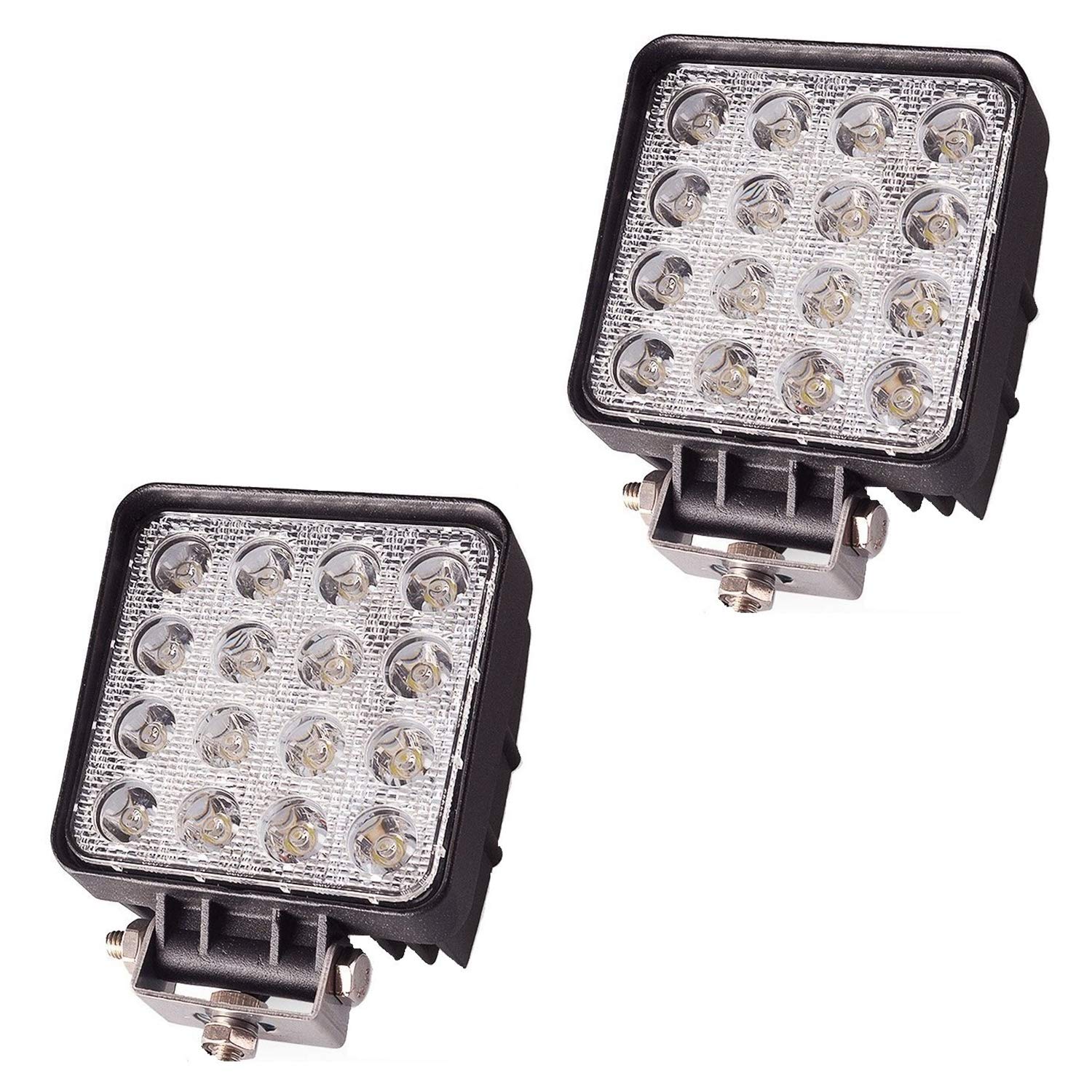 Set 2 proiectoare LED auto offroad 36W, 16 LED, 12V-24V