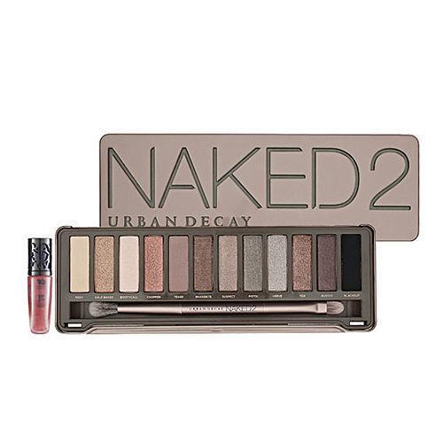 Set 12 pensule machiaj Naked 3 + Trusa 12 farduri Naked 2
