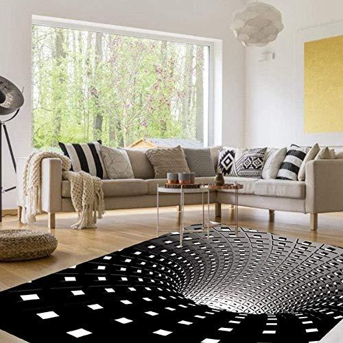 Set 2 x Covor antiderapant cu iluzie 3D, 50 x 80 cm