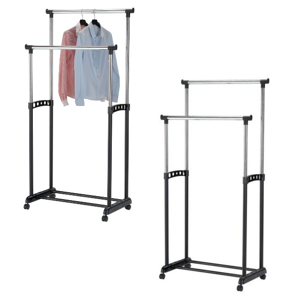 Set 2 x Stander metalic imbracaminte - inaltime 140 cm