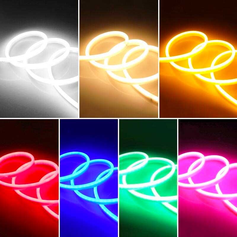 Banda LED neon flexibila 5M, alimentare 220 V