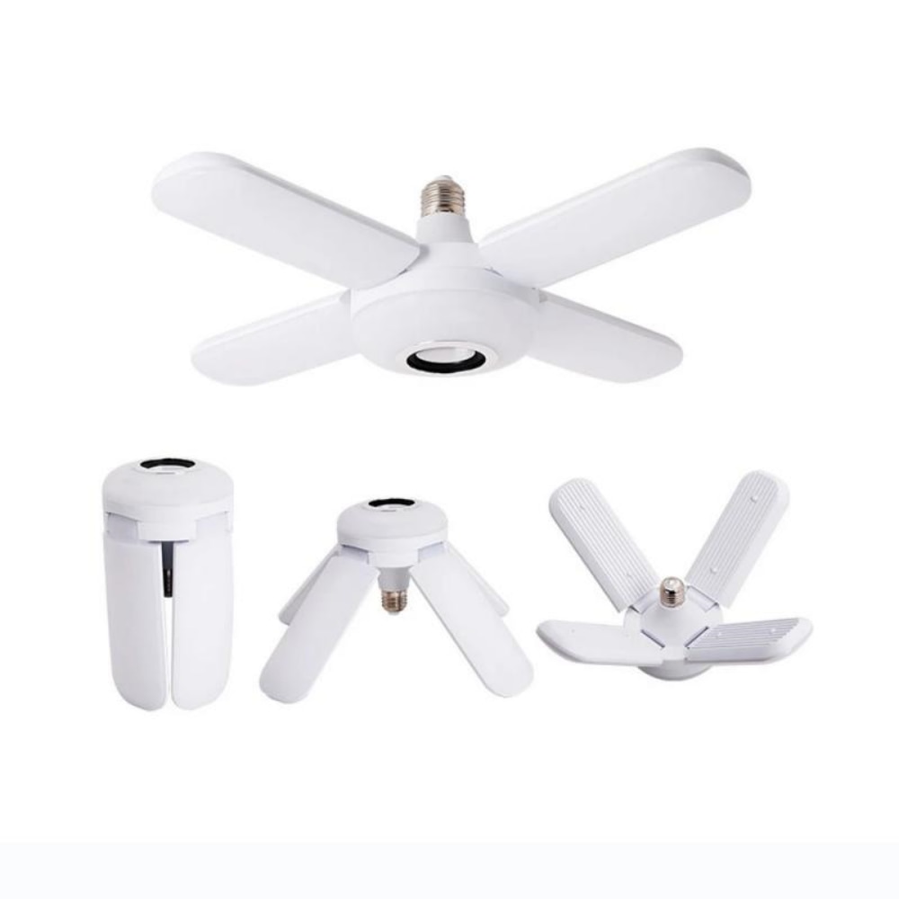 Lampa Bluetooh LED RGB cu 4 brate mobile, boxa si telecomanda
