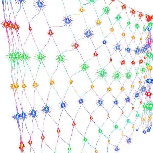 Instalatie exterior tip plasa, 6 x 0.5 M, lumini LED