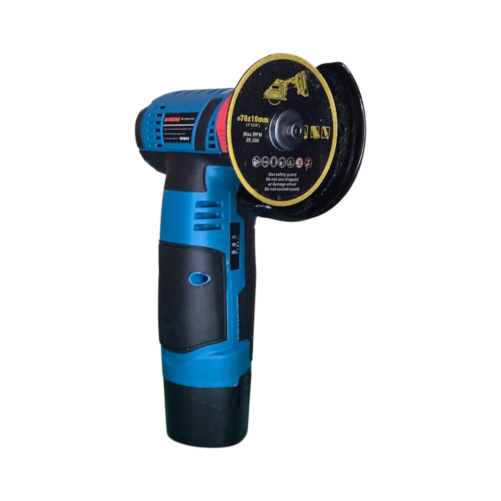 Flex Profesional 10.000 RPM + Bormasina 48V, 2 Baterii Li-ion si Accesorii