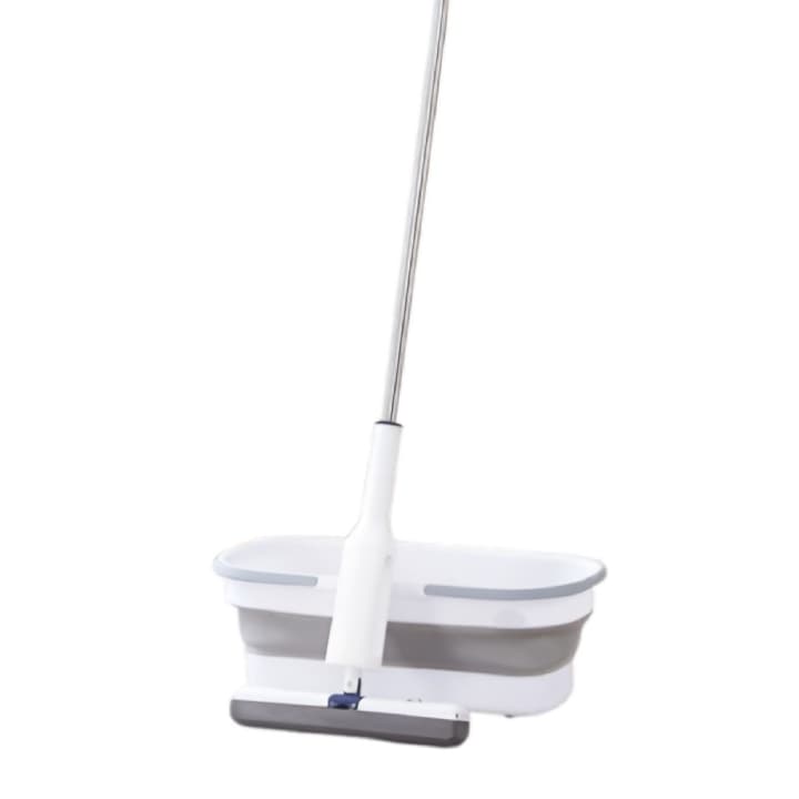 Mop Telescopic cu Galeata Pliabila, Maner Reglabil 140 cm