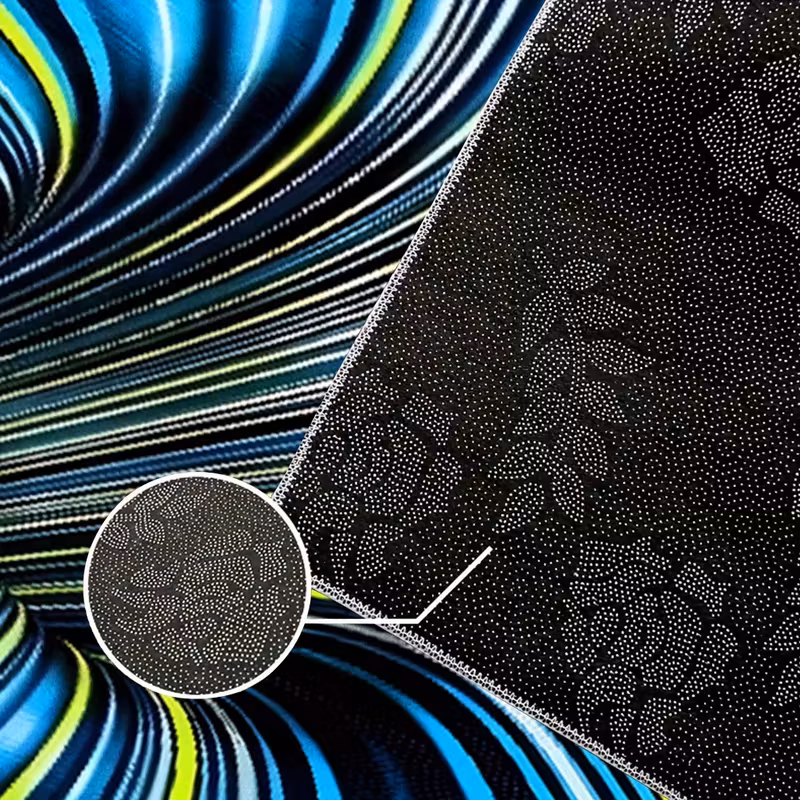 Covor 3D 80 x 120 cm, lavabil, antiderapant, Albastru