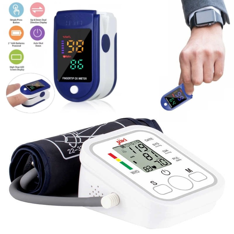 Tensiometru electronic de brat + Aparat Pulsoximetru