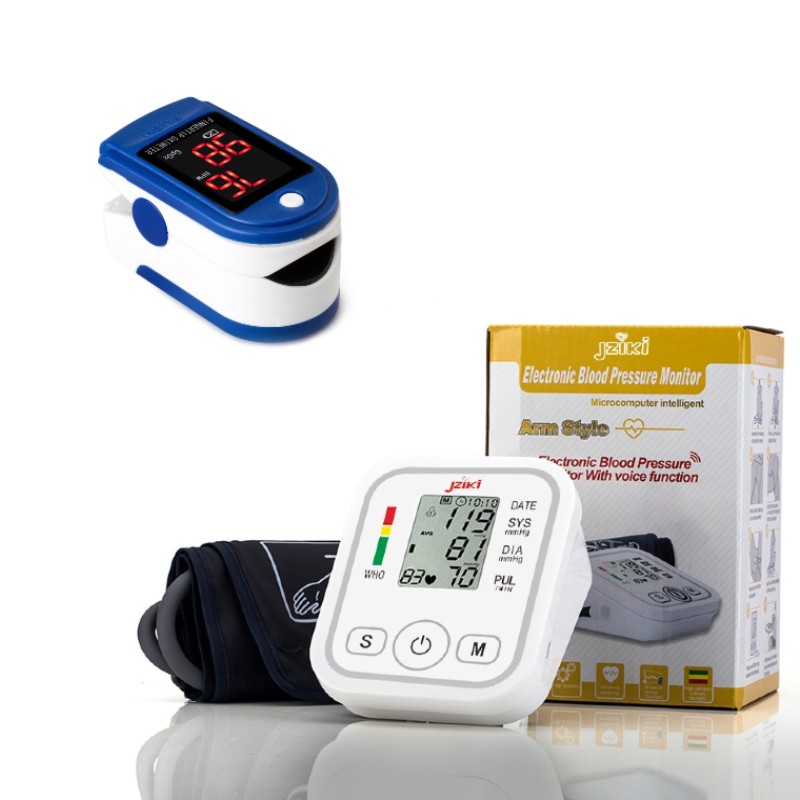 Tensiometru electronic de brat + Aparat Pulsoximetru