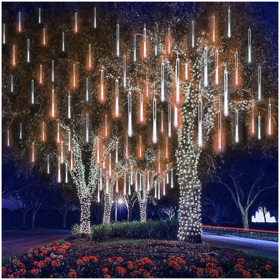 Instalatie interconectabila 8 turturi 50 cm, Alb rece