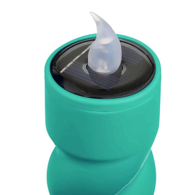 Set 5 x Lampa Solara Stick Lumanare Verde 31 cm