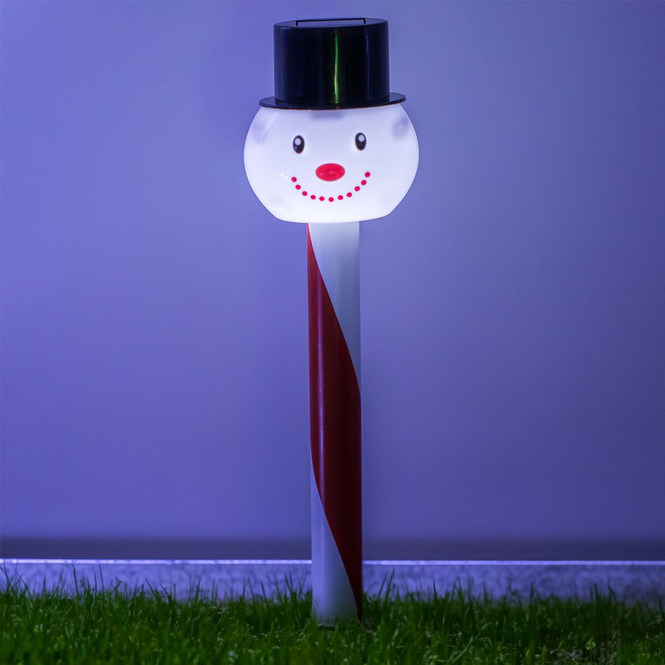 Set 3 x Felinar Solar Stick, Om de Zapada 36 cm