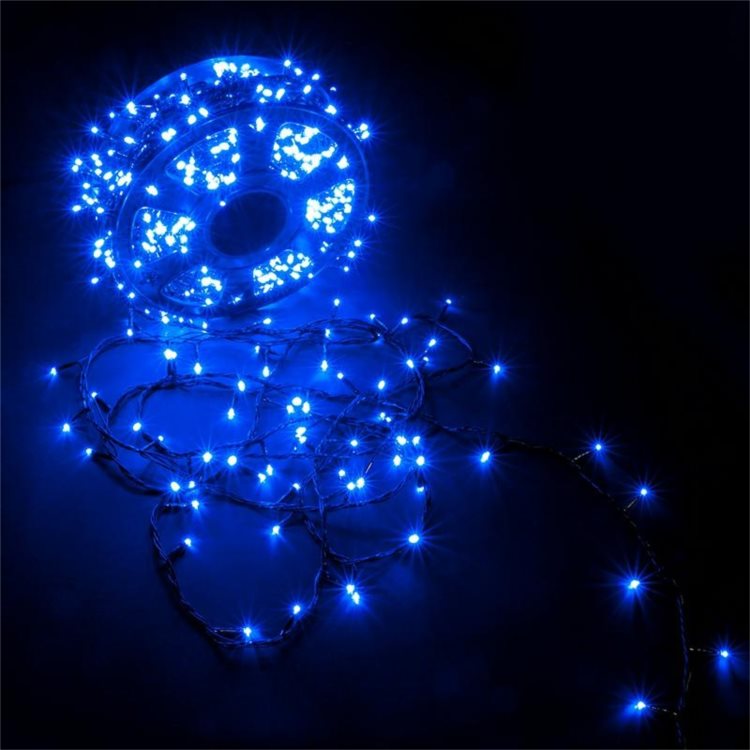 Instalatie rola 20 Metri, 340 LED, Albastru