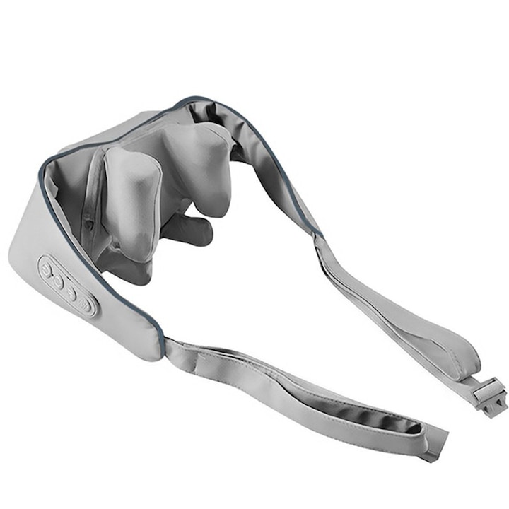 Aparat de Masaj Cervical - Incalzire Integrata, Gri