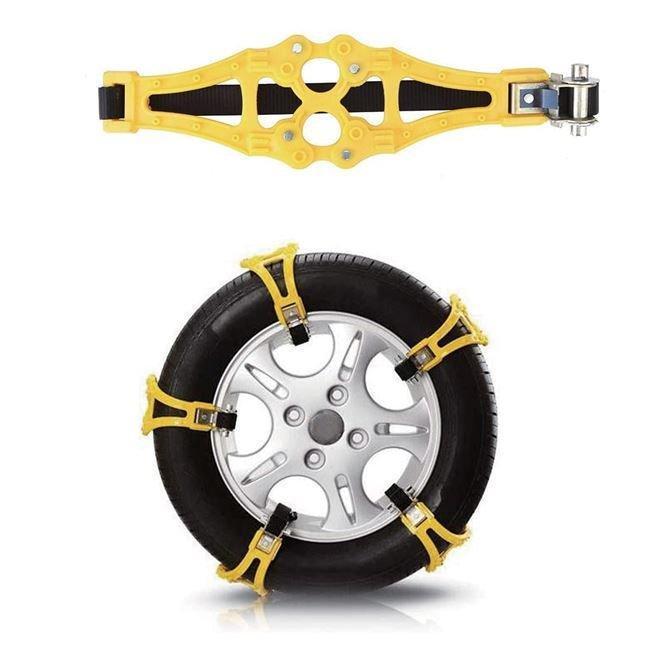 Set 4 sisteme antiderapante refolosibile pentru anvelope