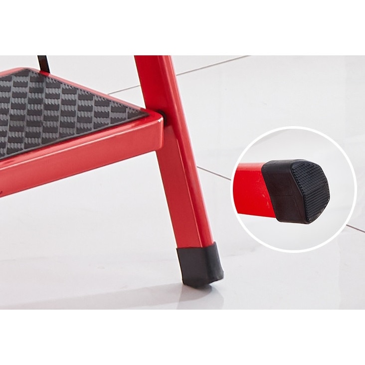 Scara pliabila din metal, 4 trepte late, 150 kg